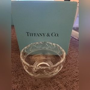 Tiffany Hearts Crystal Candy Dish